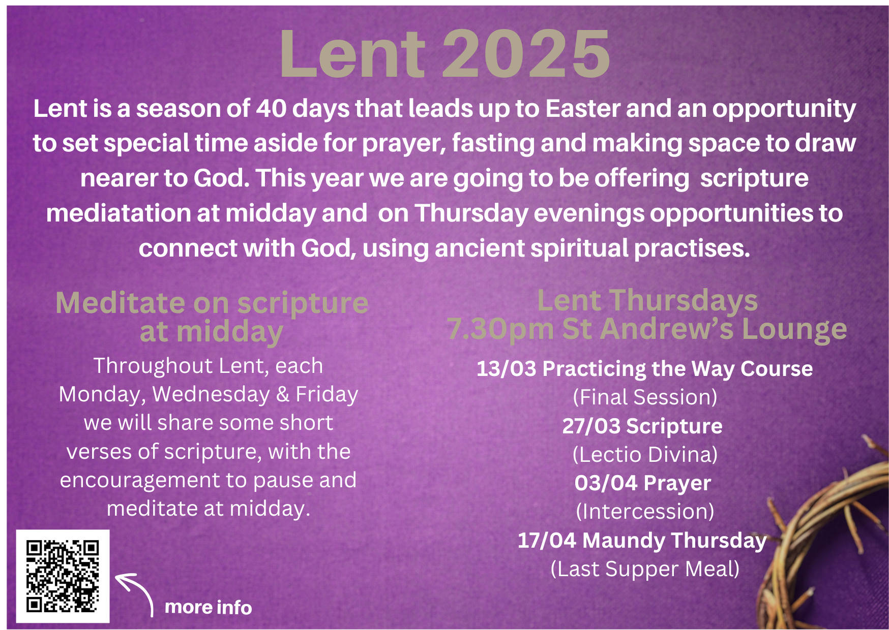 Lent 2025 Invite